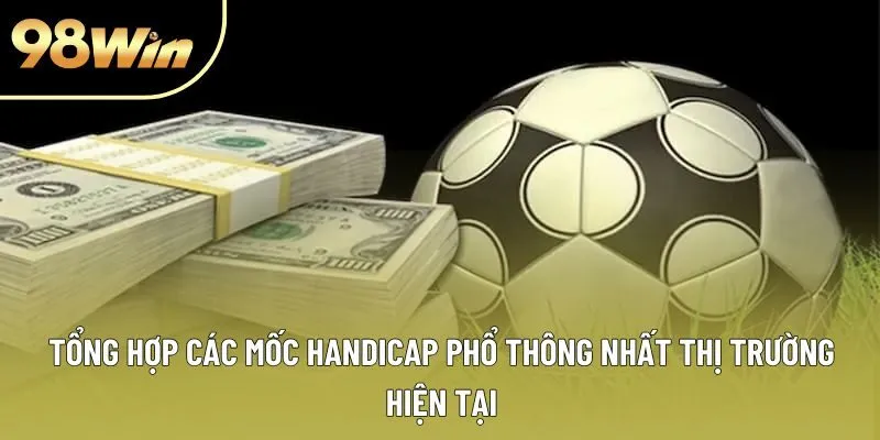 Tổng hợp các mốc Handicap phổ thông nhất thị trường hiện tại Tổng hợp các mốc Handicap phổ thông nhất thị trường hiện tại