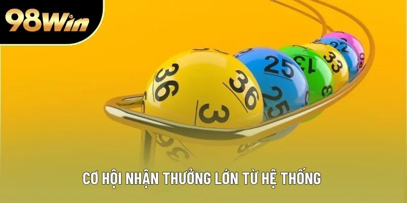 Cơ hội nhận thưởng lớn từ hệ thống Cơ hội nhận thưởng lớn từ hệ thống